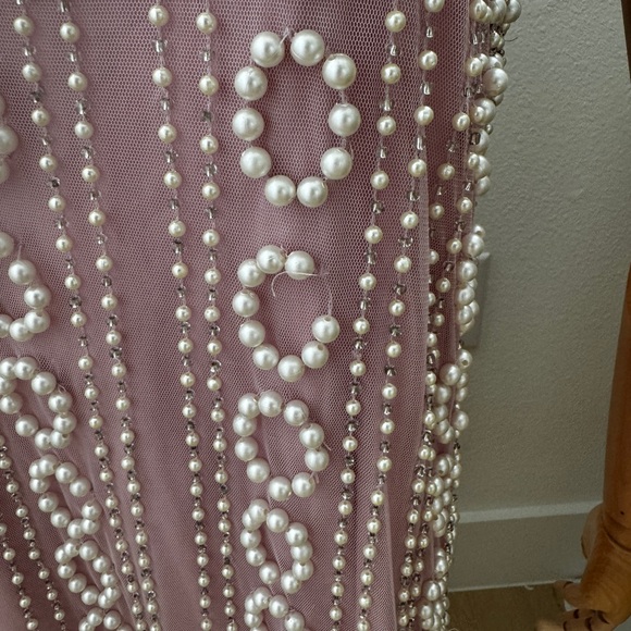 NWT: LPC Lelia mini pink faux pearl embellishment dress - Picture 6 of 7